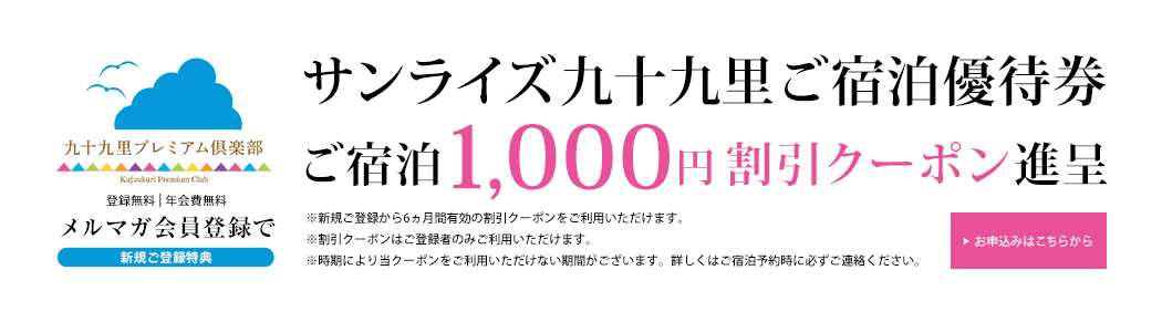 要コメント後購入。サンライズ九十九里 ペア宿泊券 オンラインショップ